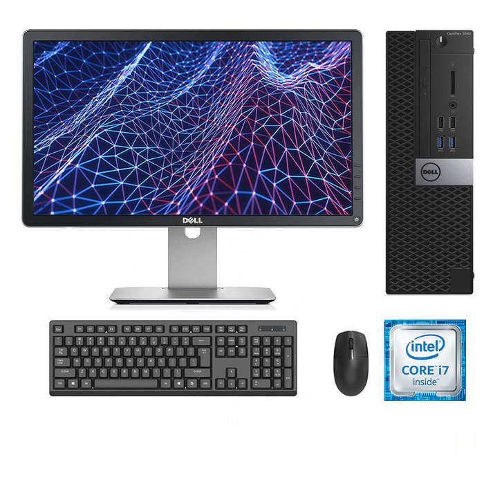 REFURBISHED - DELL OPTIPLEX 3040 SFF - I7 6700T - 8GB DDR3 - 256GB SSD - 23INCH - DELL - P2314H -...