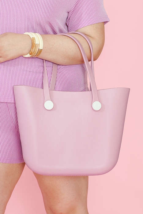Pink Waterproof Self-assembly Detachable Straps EVA Tote Bag