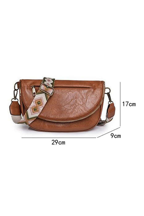 Thai Curry Ethnic Strap Vegan Leather Sling Bag