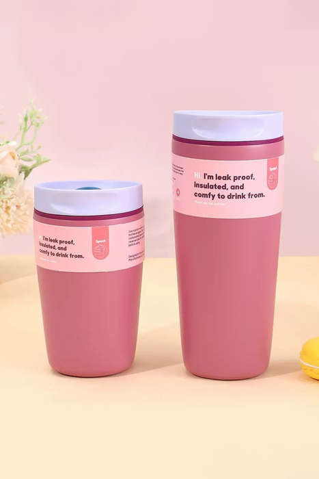 Pitaya Pink 12/20 OZ Stainless Steel Vacuum Portable Coffee Cup 1pc Per Pack