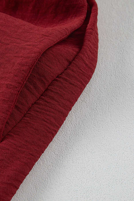 Burgundy Casual Pocketed Smocked Sleeveless Romper