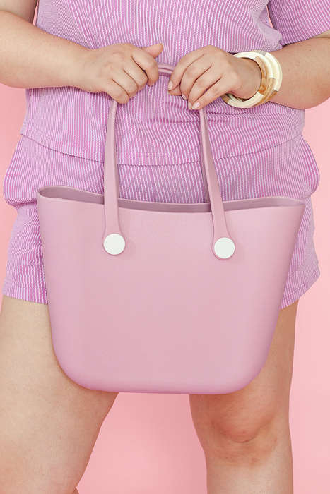 Pink Waterproof Self-assembly Detachable Straps EVA Tote Bag