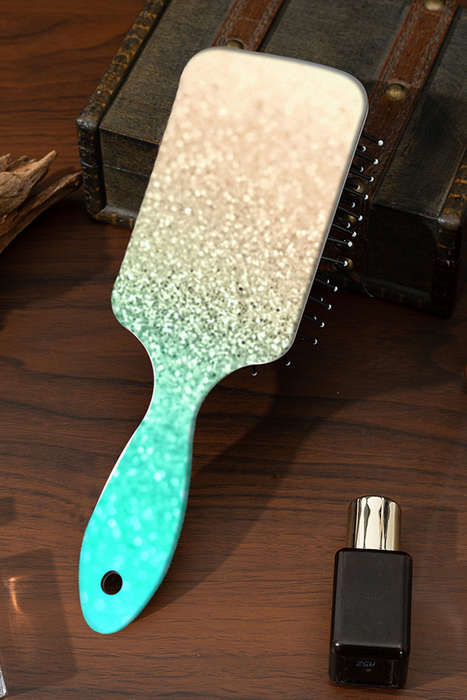 Iceland Blue Ombre Glitter Hair Care Comb