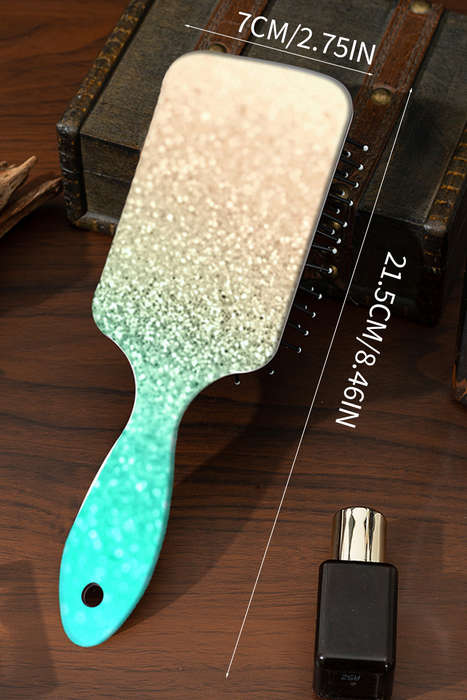 Iceland Blue Ombre Glitter Hair Care Comb