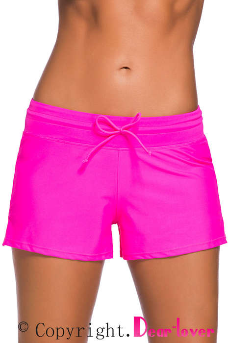 Rosy Women Swim Boardshort