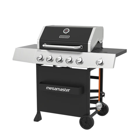 Megamaster Legacy 5 Burner Patio Gas Braai With Side Burner | 720-0969E