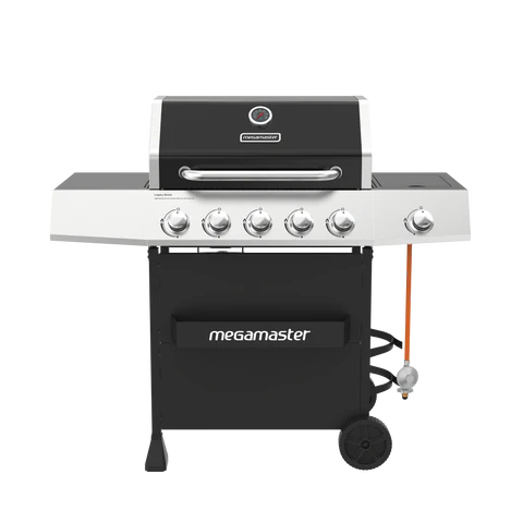 Megamaster Legacy 5 Burner Patio Gas Braai With Side Burner | 720-0969E