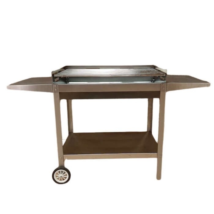 Jetmaster 760 Mobile Patio Braai with Ash Pan & Storage Shelf