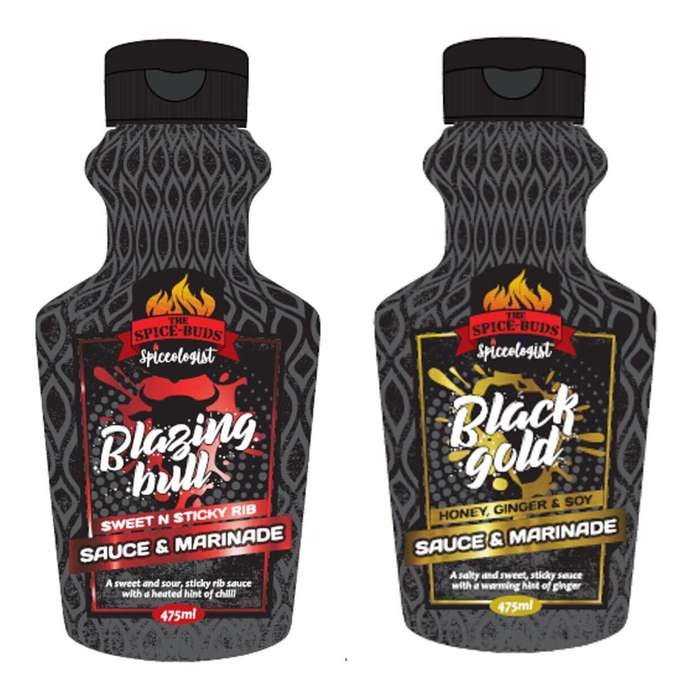 Spiceologist  Black Gold & Blazing Bull Sauce Combo