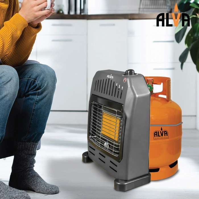 Alva Single Panel Indoor Gas Heater Small | GH301