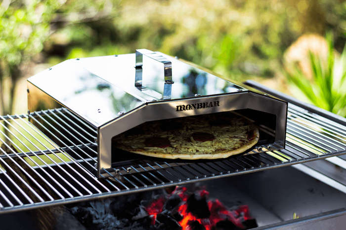Single Pizza Dome 3CR12 Stainless Steel