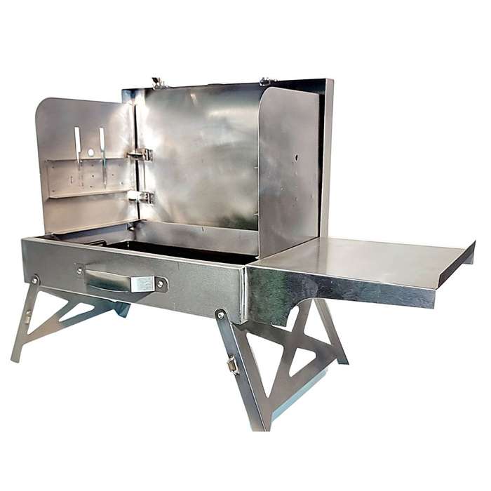 Stainless Steel Tasbraai (Suitcase Braai) | cam01