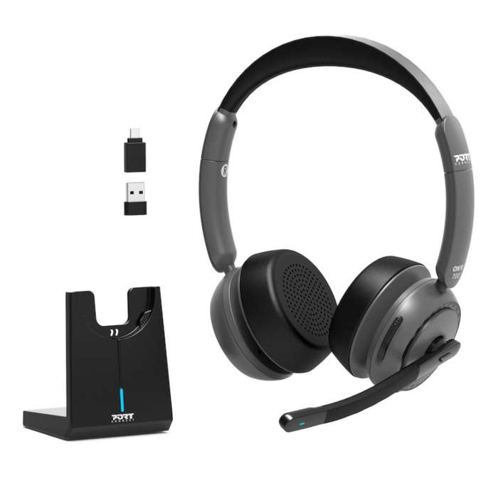 Port Connect ONR 700 Bluetooth Wireless Headset with Noise Cancellation