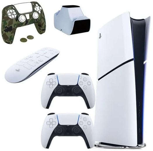 Sony PlayStation 5 Slim Digital White Console Bundle PS5