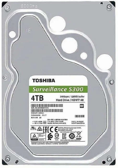 Toshiba S300 4TB Surveillance Hard Drive