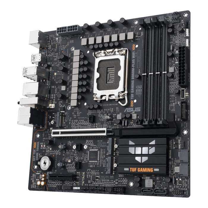 Asus TUF Gaming B860M-Plus Wi-Fi M-ATX Motherboard  Intel LGA1851, DDR5, PCIe 5.0. Wi-Fi 7