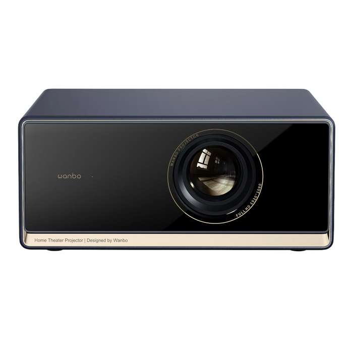 WANBO X5 Pro Full HD Smart Projector (1080p, 1100 ANSI Lumens, Android TV, ASA 3.0, 5GHz Wi-Fi, A...
