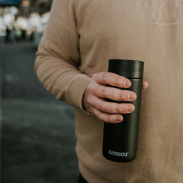 Kambukka Olympus SS Double Wall Insulated Tumbler Matte Black - 500 ml