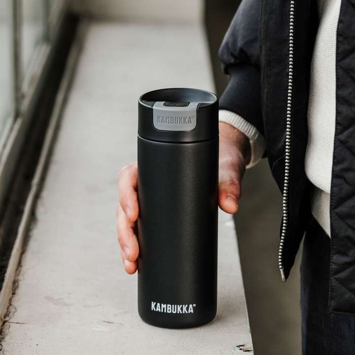 Kambukka Olympus SS Double Wall Insulated Tumbler Matte Black - 500 ml