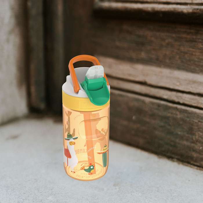 Kambukka Lagoon Mexican Parade Water Bottle with Straw Lid - 400 ml
