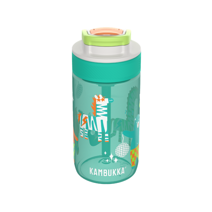 Kambukka Lagoon Disco Zoo Water Bottle with Straw Lid - 400 ml
