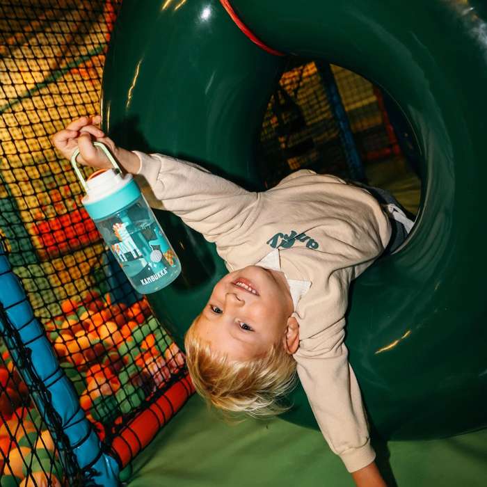 Kambukka Lagoon Disco Zoo Water Bottle with Straw Lid - 400 ml