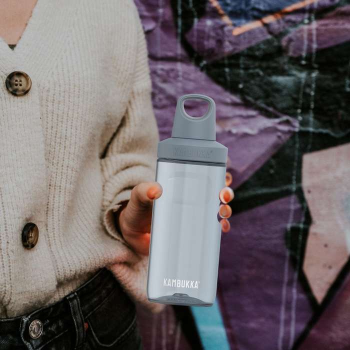 Kambukka Reno Water Bottle with Twist Lid Grey - 500 ml
