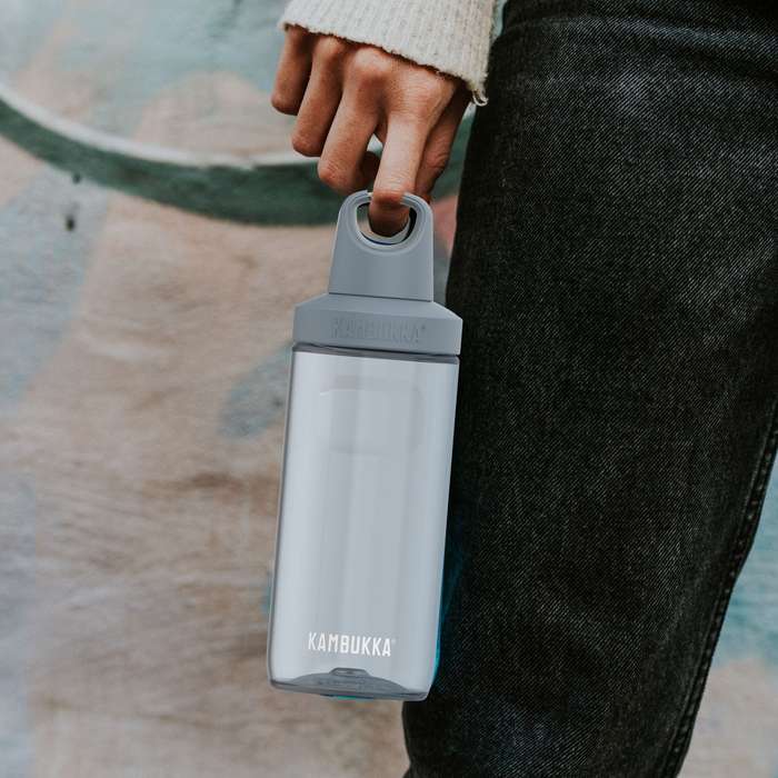 Kambukka Reno Water Bottle with Twist Lid Grey - 500 ml