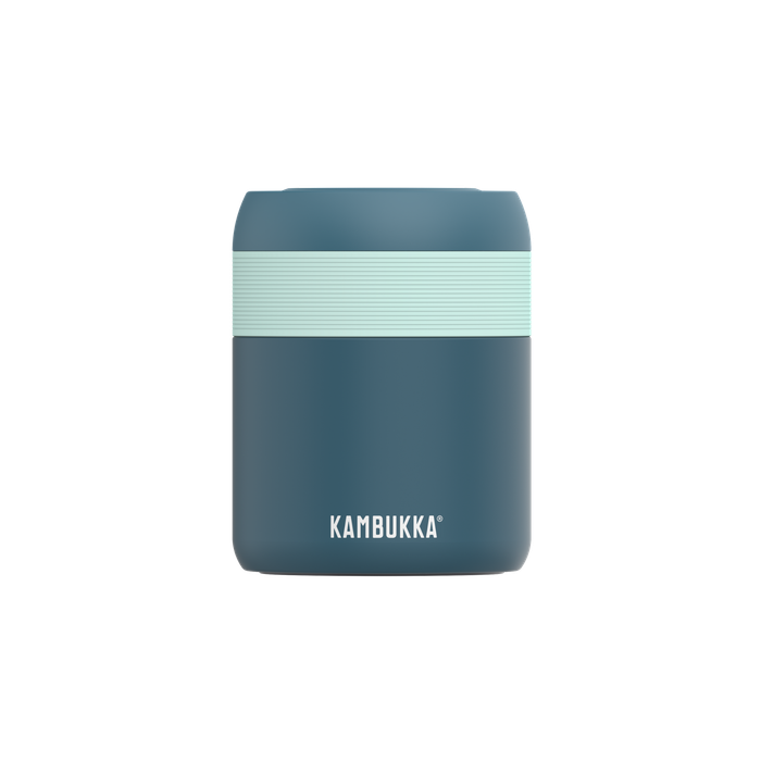 Kambukka Bora SS Double Wall Insulated Lunch Box Deep Teal - 600 ml