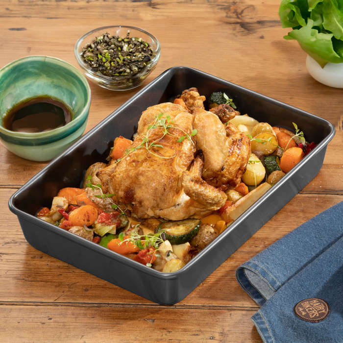 Hairy Bikers Extra Large Roasting Tin - Black