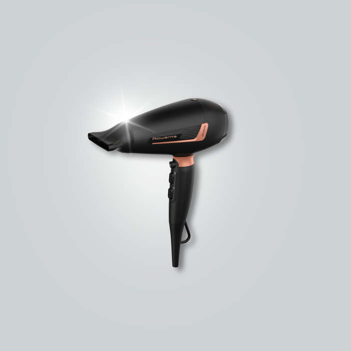 Rowenta Pro Power Hair Dryer 2200 W Ionic Black and Blush