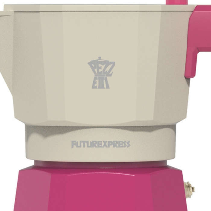 Pezzetti Future Express Stove Top Coffee Maker - Pink