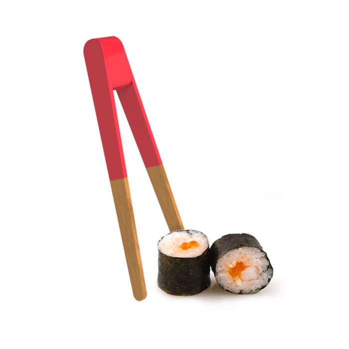 Pebbly Non-Magnetic Toast Tongs