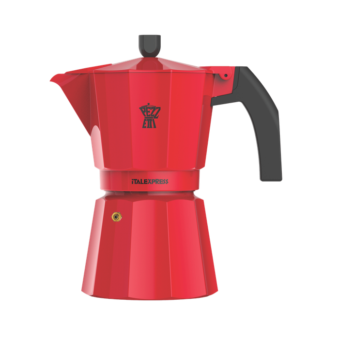 Pezzetti Ital Express Stove Top Coffee Maker - Red
