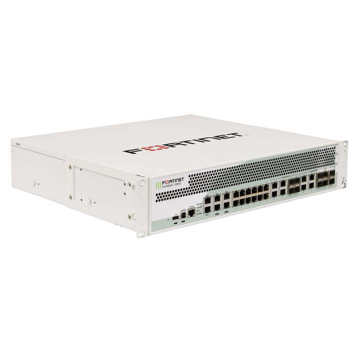 Fortinet FortiGate 1000C UTM Security Appliance 2 x 10GE SFP+ 12 x RJ45  Used