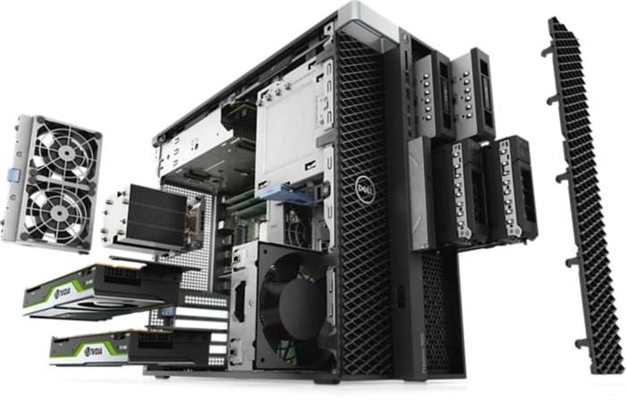Dell Precision 7820 Engineering and AI Application Workstation Tower - Xeon Gold 5122 - 32GB DDR4...