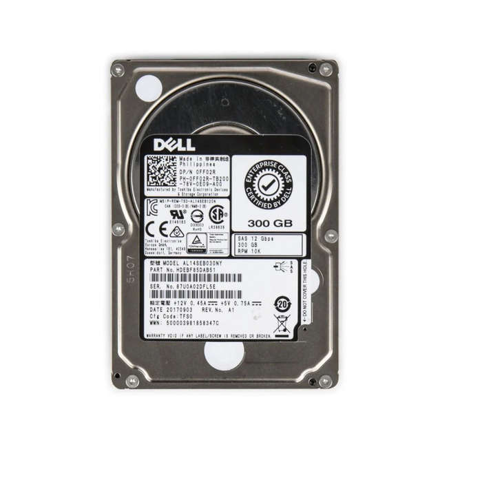 Dell AL14SEB030NY 2.5 Inch 300GB 10K RPM SAS Hard Drive  Refurb