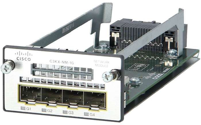 Cisco C3KX-NM-1G 1G Network Module for Catalyst 3K-X Series Switch 