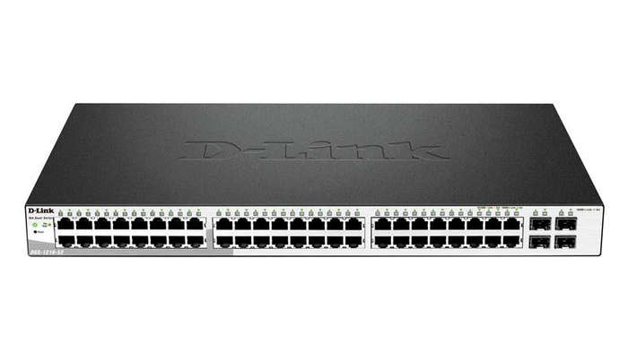 D-Link Dgs-1210-52/Des-1210-52, 52-Port Gigabit Smart Managed Switch - Refurb