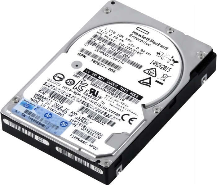 HP EG1200JEHMC 2.5 Inch 1.2TB 10K RPM 12Gbps SAS Hard Drive  Refurb