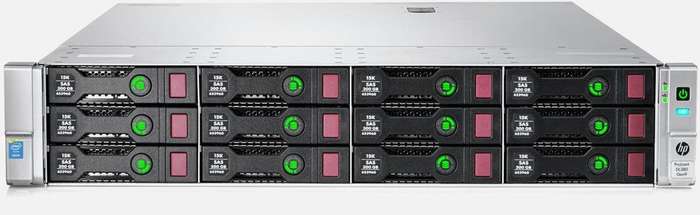 HP Proliant DL380 Gen9 2U Rackmount Server 12 LFF Front 2 LFF Rear - 2 x Xeon E5-2699 V3 - 128GB ...