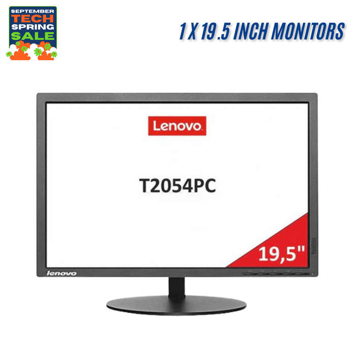 Lenovo ThinkVision T2054pC 19.5 Inch Wide Monitor - HDMI, Displayport & VGA - Refurb