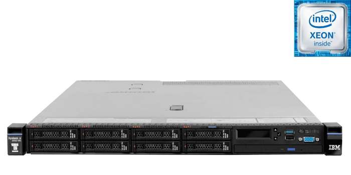 Lenovo X3550 M5 File Server; Dual 6 Core Processors; 32GB PC4; 600GB SAS; LSI M1215 Raid; QP 1GB ...