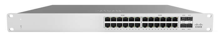 Cisco Meraki MS120-24P-HW 24 Port Gigabit Ethernet PoE Switch with 4 SFP Slots  Refurb