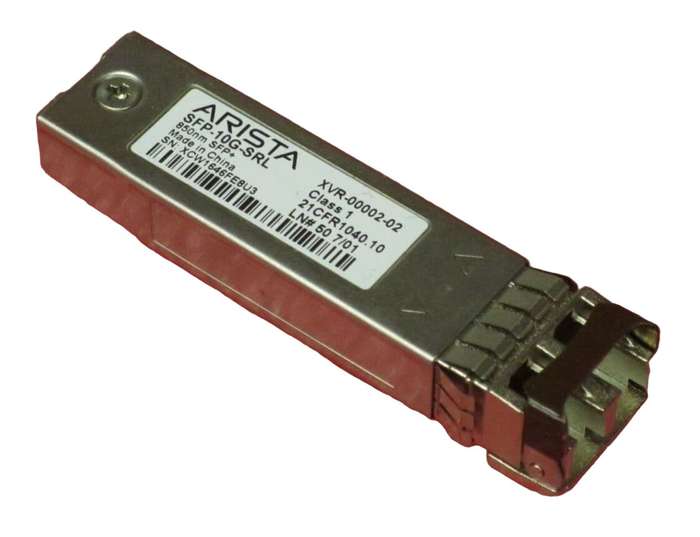 Arista SFP-10G-SRL 850nm SFP+ Transceiver Module  Refurb