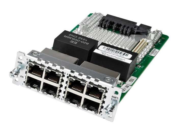Cisco NIM-8CE1T1-PRI 8 Port T1/E1 PRI Network Interface Module 