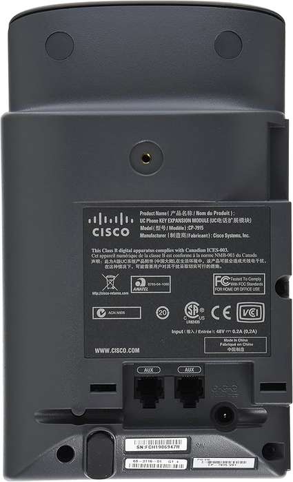 Cisco CP-7915 UC Phone Key Expansion Module - Open box