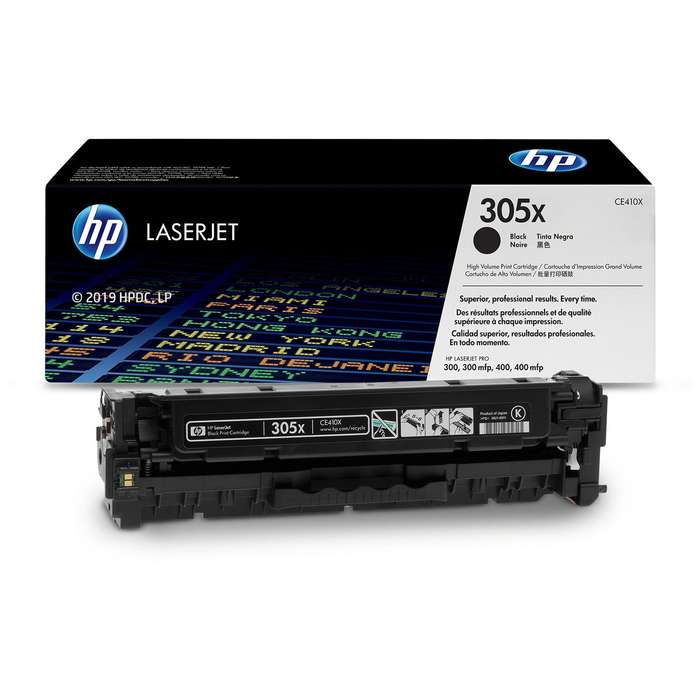 HP 305X CE410X Black Original LaserJet Toner Cartridge 