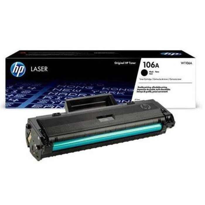 HP 106A W1106A Black Original Laser Toner Cartridge - Open box