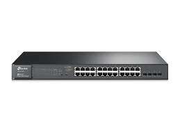TP-Link T1600G-28PS JetStream 24 Port Gigabit Smart PoE Switch with 4 SFP Slots - Refurb